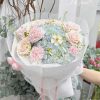 Bó hoa Cẩm Tú Cầu mix Phăng, Hoa Hồng Kem Dâu và Cúc Gỗ BO187