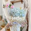Bó hoa mini - Hoa Cẩm Tú Cầu mix Phăng và Cúc Gỗ ( bó giấy nhúng) BO188
