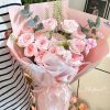 Bó hoa Hồng Ohara mix Cẩm Chướng chùm BO092