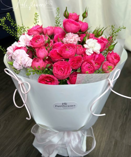 Bó hoa Sophia mix Cẩm Chướng BO080